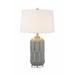 George Oliver Kayja Table Lamp Ceramic/Linen in Green | 27 H x 16 W x 16 D in | Wayfair 2B7350C1B4784818880043B5854ABF64