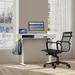 Inbox Zero Lynnett 39.3" W Height Adjustable Rectangle Standing Desk, Steel in White | Wayfair 17E02416A9B648A982B012483125D692