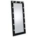 Latitude Run® Madelline Lighted Full Length Mirror Wood in Black | 71 H x 32 W x 5.5 D in | Wayfair 6815DAC887994B28AC95EEB6B40A9746