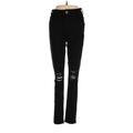 Express Jeans Jeggings - High Rise: Black Bottoms - Women's Size 00