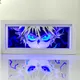 Anime 3D Shadow Lamp Veilleuse Manga Lampe en papier carrée au laser Boîte à lumière Lampe de