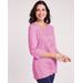 Blair Women's Embroidered Tunic - Purple - XL - Womens