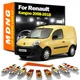 MDNG 11 Pz Canbus Auto LED Interni Mappa Cupola Kit Luce Per Renault Kangoo 2008 2009 2010 2011 2012