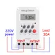 SINOTIMER 30A 220V AC 12V Volt DC Din Rail TIMER digitale INTERRUTTORE Elettronico 7 giorni Programma Relè temporizzato programmabile Controllo orologio