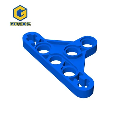 Gobricks 10 Stück MOC 99773 2905 High-Tech-Liftarm Dreieck dünn Typ II für Bausteine Teile Image