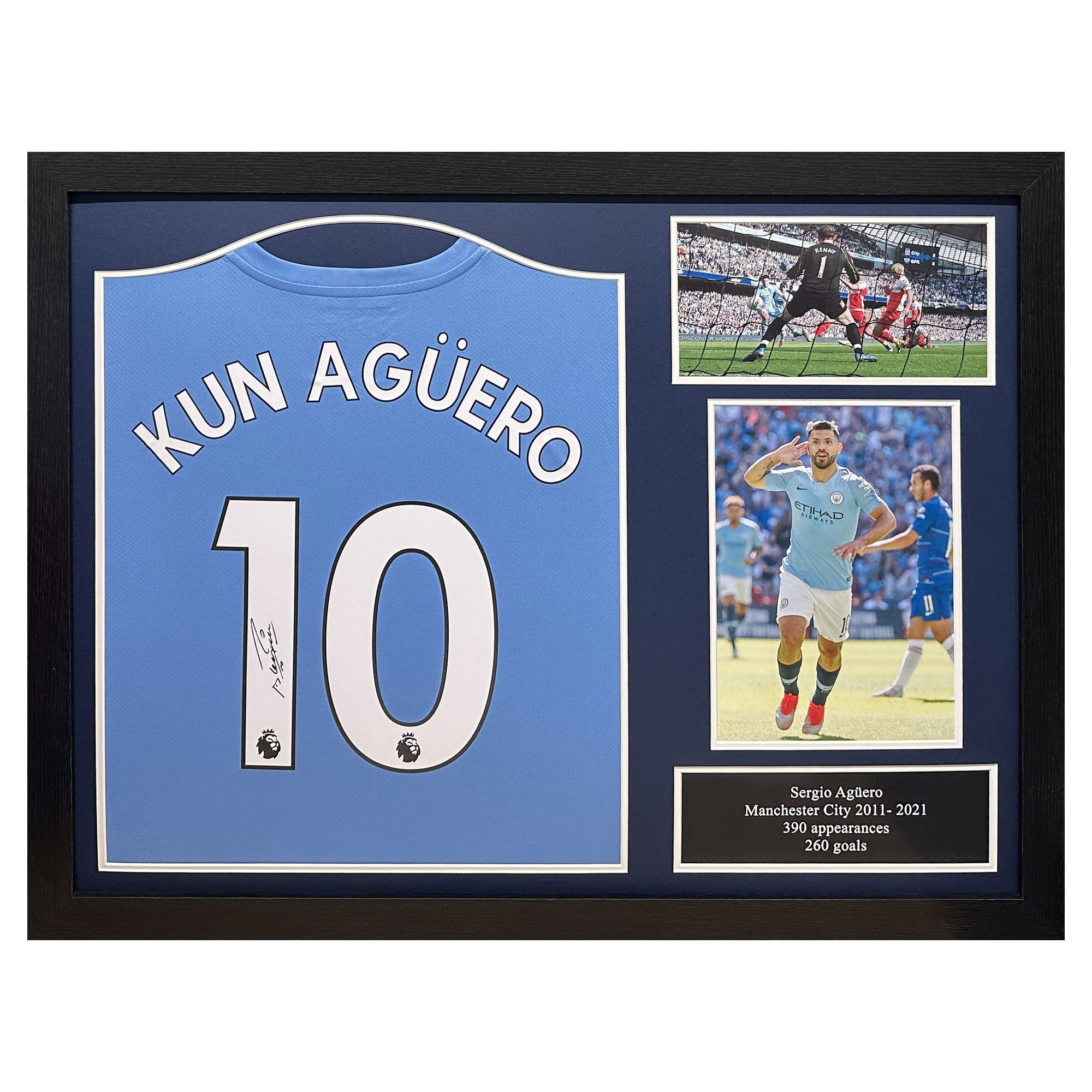 Manchester City Sergio Agüero signiertes Trikot Image