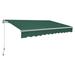 MCombo Patio Awning 10x8 Feet Sunshade Canopy for Manual Retractable Awnings, 4627