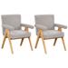 Modern Arm Chair Set of 2,Chair set with Solid Wood Frame, Altay Velvet Upholstered Accent chairs with arm pads