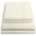 4 Pcs 1800 Microfiber Bed Sheet Set in King Size