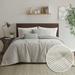 Chic Home Nylah 5-Piece Expertly Woven Yarn-Dyed Waffle Comforter Set
