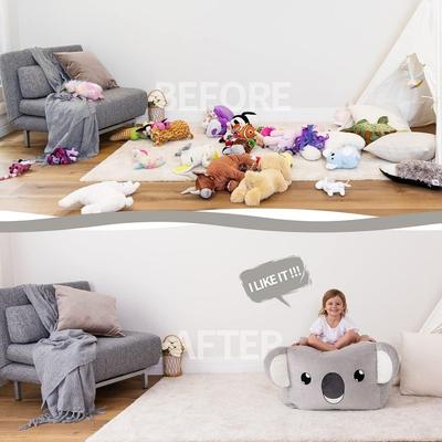 X-Large Stuffable Zipper Bean Bag Chair