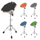12 Zoll Übungs-Drum-Pad-Ständer-Set verstellbares doppelseitiges Drum-Pad und Ständer-Set für echtes