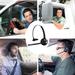 GBSELL Headset Trucker Bluetooth Headset Wireless Headset With Microphone For Pc Bluetooth Headset With Microphone Noise Cancelling For Cell Phones Computer Truck Drivers