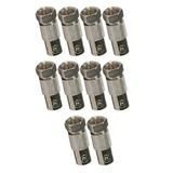 10-Pack BNC Female to F Type Male Adapter for Coupler Adapters CCTV Camera Video Cable Adapter