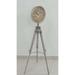 THOR INSTRUMENTS Antique Vintage Beautiful Handmade Wooden Clock Home Decor with Wooden Tripod Stand Marine Floor Stand