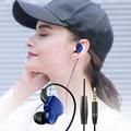 GBSELL Bluetooth Headphones Headphones Wired Headphones Wired Edual Dynamics Earphones Wired In Ear High Sound Duality Hanging In Ear Dedicated Wired Earplugs For Chicken Eating Game Phones