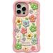 Kawaii Phone Cases for iPhone 13 Pro Cute Cartoon Flower Phone Case 3D Funny Colorful Candy Flower Phone Case for Women Girls Soft Silicone Shockproof Cover for iPhone 13 Pro