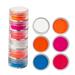 Xipoxipdo Cosmetic Art Set Nail Pigment Neon Powder Colors Makeup 6 Eyeshadow Tool Glitter