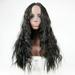 KIHOUT Clearance Black Mid-length Curly Hair Simulation Wig Ladies Chemical Fiber High Temperature Silk