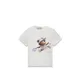 Moncler , Baby Printed Graphic T-Shirt ,White unisex, Sizes: 3 Y, 18 M, 2 Y, 12 M