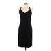 Donna Morgan Casual Dress - Sheath Halter Sleeveless: Black Print Dresses - Women's Size 10