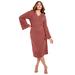Plus Size Women's Bell-Sleeve Sweaterdress by June+Vie in Shadow Rose Pointelle Stitch (Size 26/28)