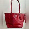 Coach Bags | Authentic Coach Red Patent Leather Bag | Color: Red | Size: Os