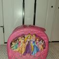 Disney Other | Disney Princess Rolling Luggage Trolley Disney Store Suitcase | Color: Blue/Pink | Size: Osg