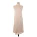 T by Alexander Wang Casual Dress - Shift: Tan Marled Dresses - Women's Size Small