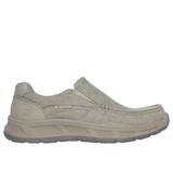 Skechers Men's Relaxed Fit: Cohagen - Vierra Sneaker | Size 8.5 Extra Wide | Taupe | Textile/Synthetic | Vegan