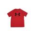 Under Armour Active T-Shirt: Red Sporting & Activewear - Kids Boy's Size Small