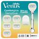 Gillette Venus Comfortglide 5 Sensitive, Rasierer Damen, Damen Rasierer + 6 Ersatzklingen