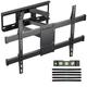 suptek TV Wall Bracket for Most 32”-84” Flat/Curved TVs, Tilt Swivel TV Wall Mount Holds up to 60kg, Full Motion TV Bracket for Wall fits 12”/16” Wood Studs, Max VESA 600x400mm(MA01A)