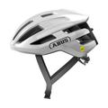 ABUS PowerDome MIPS road bike helmet - lightweight bike helmet with clever ventilation system and impact protection - Made in Italy - for men and women - white, size L