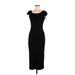 REBEL SUGAR Casual Dress - Sheath: Black Solid Dresses - Women's Size Medium