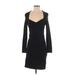 Nicole Miller Casual Dress - Mini: Black Dresses - Women's Size 8