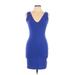 Wild Fable Casual Dress - Bodycon: Blue Dresses - Women's Size Large