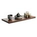 Latitude Run® Floating Shelf Set w/ Invisible Wall Mount Bracket (1 Pack) Wood in White/Brown | 2" H x 36" W x 12.75" D | Wayfair