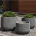 17 Stories Tribeca Cast Stone Pot Planter Concrete | 22.5 H x 28 W x 28 D in | Wayfair STSS6978 43897363