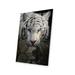 Latitude Run® Into The Light - Tiger, Vertical Print On Acrylic Glass Plastic/Acrylic in White | 24 H x 16 W x 0.25 D in | Wayfair