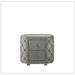 House of Hampton® Jerlan Nightstand Wood/Upholstered in Gray | 23 H x 29 W x 19 D in | Wayfair D9B1C7B0BB1546C5945FE0EDCA5F4C93