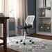 Wrought Studio™ Delaford Mesh Task Chair Plastic/Acrylic/Upholstered/Mesh in Gray/Blue/White | Wayfair C6CCB2449BFD42159B4D0C959DA09952