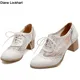 2024 nouvelles femmes dentelle maille respirant pompes peu profondes Brogue chaussures dames Vintage