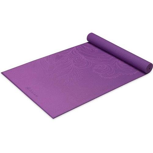 GAIAM Matte FADING FLOWER YOGAMATTE 4MM CLASSIC PRINTED, Größe - in lila