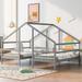 Double Twin Size Triangular House Beds