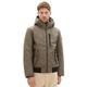 TOM TAILOR Herren 1037343 Blouson Winterjacke mit Abnehmbarer Kapuze, 32097-smokey Olive Green, XL