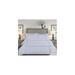 YhbSmt Soft Brushed 600TC Egyptian Cotton Duvet Cover Set With 3-Line Embroidery. Size:/ XL Color:Medium Blue