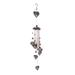 Vintage Heart Wind Chimes Wind Chimes Indoor Outdoor Decor Unique Windchimes Gifts for Home Valentines Gift Balcony Festival Garden Decoration Festival Gift for Mom