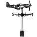 Weather Vane Wind Indicator Metal Direction Indicator Iron Weather Vane Farmhouse Weather Vane Metal