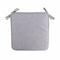 Hxoliqit Square Strap Garden Chair Pads Seat Cushion For Outdoor Bistros Stool Patio Dining Room Linen Seat Cushion Home Textiles Daily Supplies Home Decoration(Gray) for Living Room Or Car